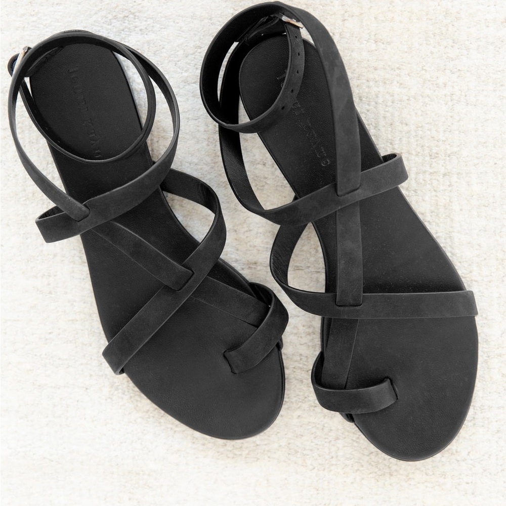 Jenni Kayne  Black Strappy Sandals new ! Size 39